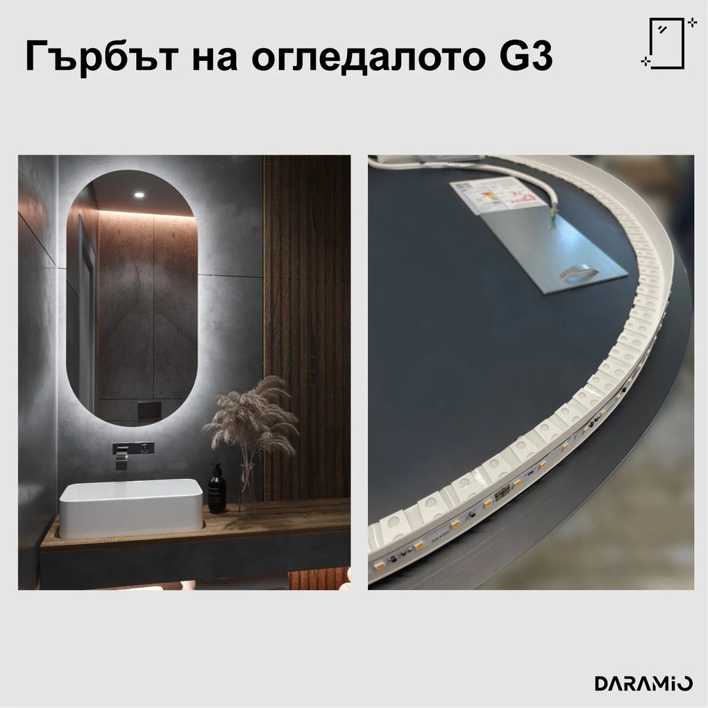 Асиметрично огледало с LED осветление G3