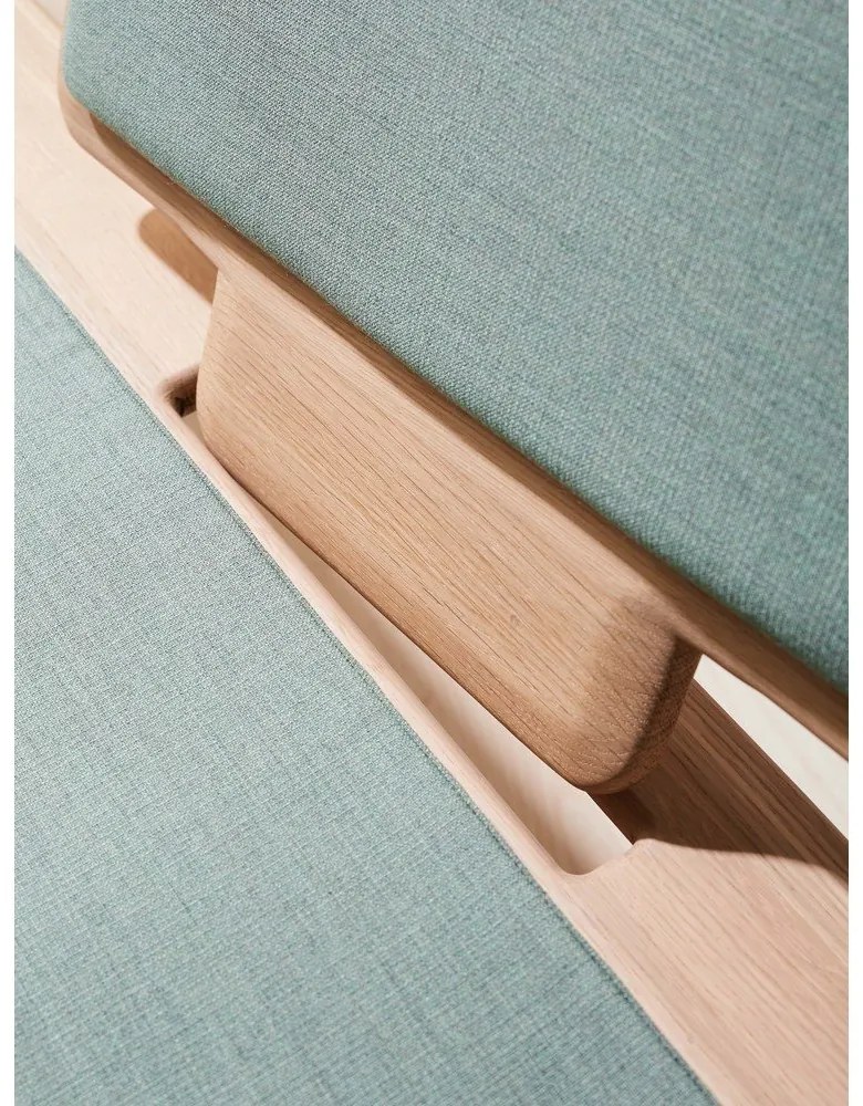 Светлозелена вълнена пейка Elba - Hammel Furniture