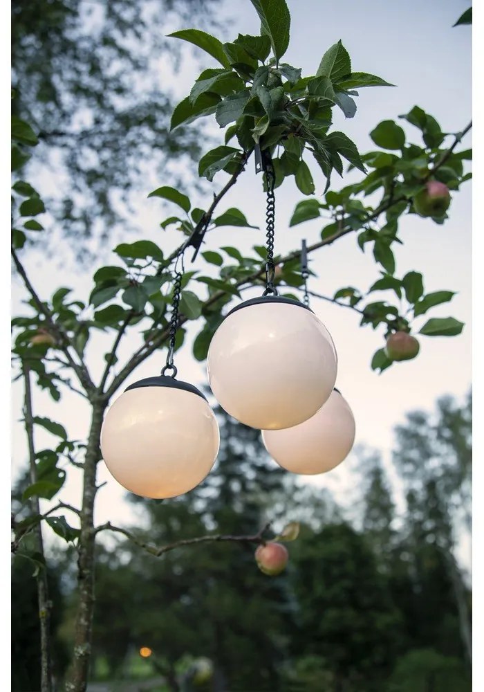Комплект от 3 висящи слънчеви лампи за открито, ø 10 см Globus - Star Trading
