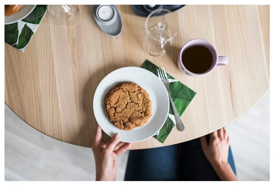 Маса за хранене от естествено масивно дърво , ⌀ 90 cm Naïve - EMKO