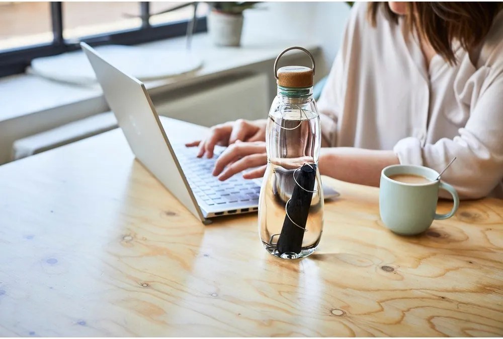 Стъклена бутилка 600 ml Eau Good – Black + Blum