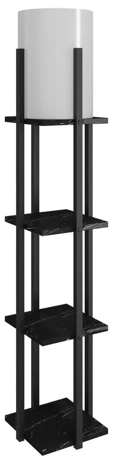 Черна подова лампа (височина 135 cm) Nora – Opviq lights