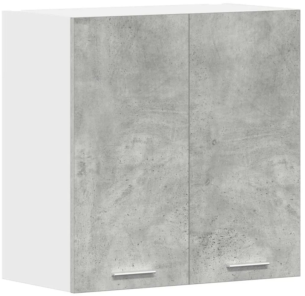 801272 vidaXL Висящ шкаф, Lyon бетонно сив, 60x31x60 см, инженерно дърво