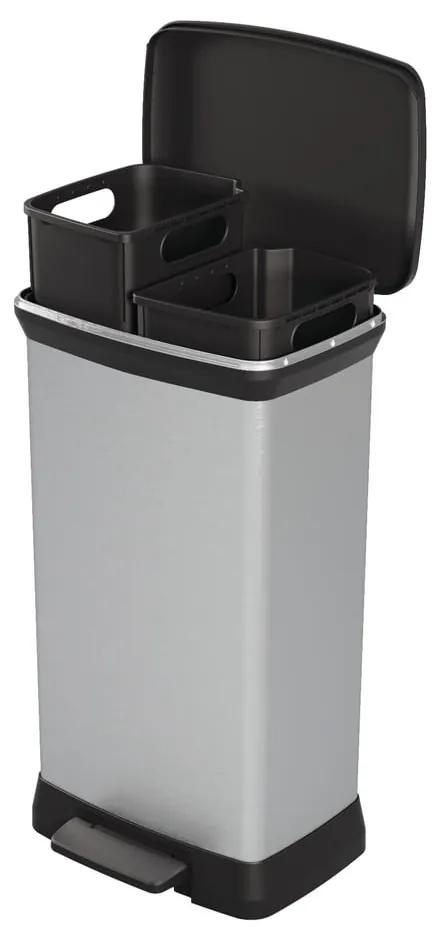 Пластмасов контейнер за сортирани отпадъци/педал 23+23 л Deco - Curver