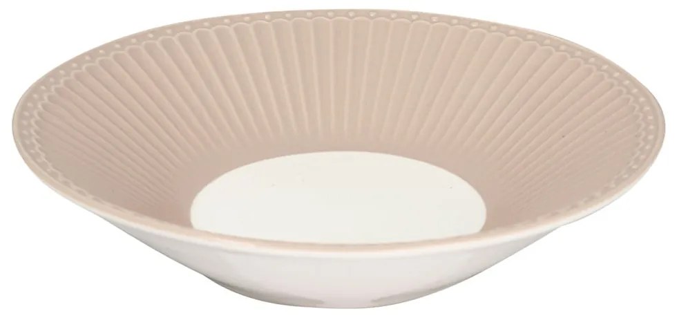 Бежова порцеланова купа за паста Alice, ø 23 cm - Green Gate