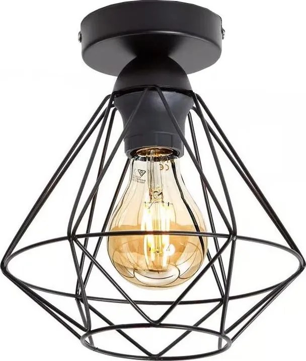 Tаванно осветително тяло 1xE27/40W/230V, черно