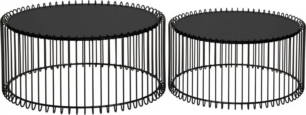 Кафе-маса Temporal Nest-Черно