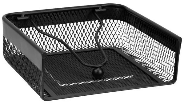 Horecano - Метален салфетник хоризонтален 18,5x18,5xh6,5см MATT BLACK HOME-(KM033A)