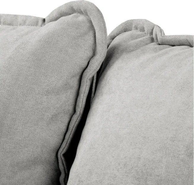 Светлосив ъглов диван (десен ъгъл) Beata - Ropez