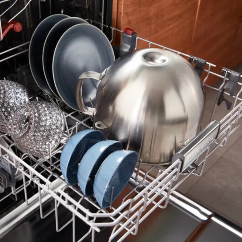 Планетарен миксер KitchenAid Artisan 5KSM70SHXEER, 375 W, 6.6 л, 11 скорости, 67 точки на допир, Повдигане на купата, Специална скорост Fold, Flex Edge, Червен