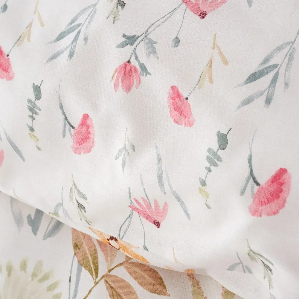 Кремаво двойно спално бельо 200x200 cm Ella Poppy – Catherine Lansfield