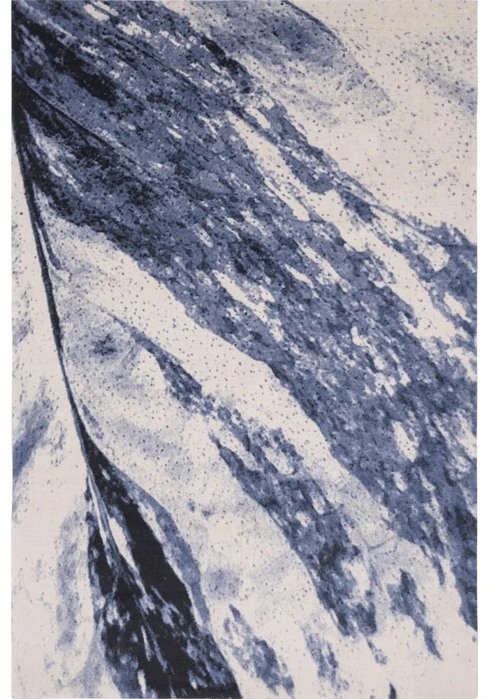 Син вълнен килим 160x240 cm Albo - Agnella