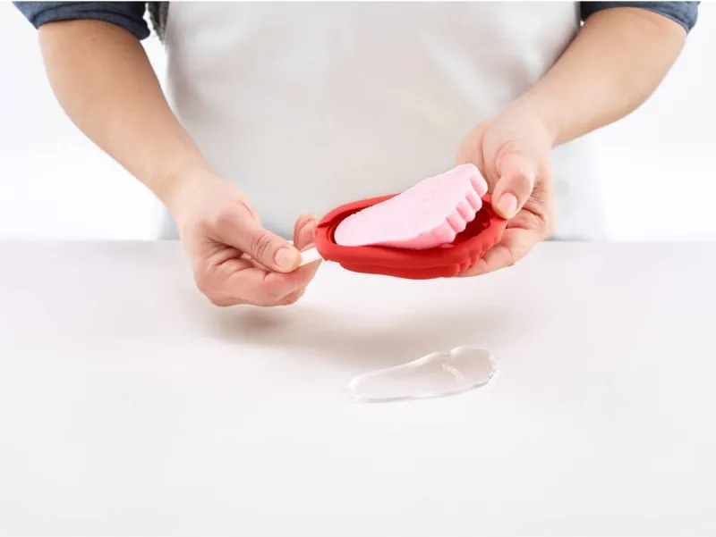 Комплект от 4 различни форми за сладолед на клечка Lekue 1009045, 220 мл, -20°C / +100°C, Капачета, Многоцветен