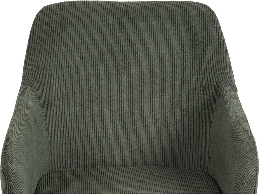 Зелен тапициран трапезен стол Lunio – Bonami Essentials