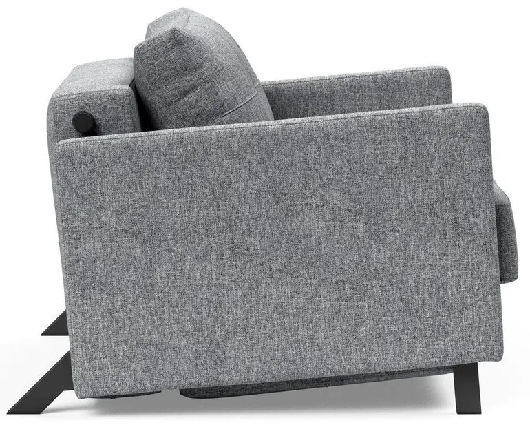 Сив диван стол с подлакътници Cubed - Innovation