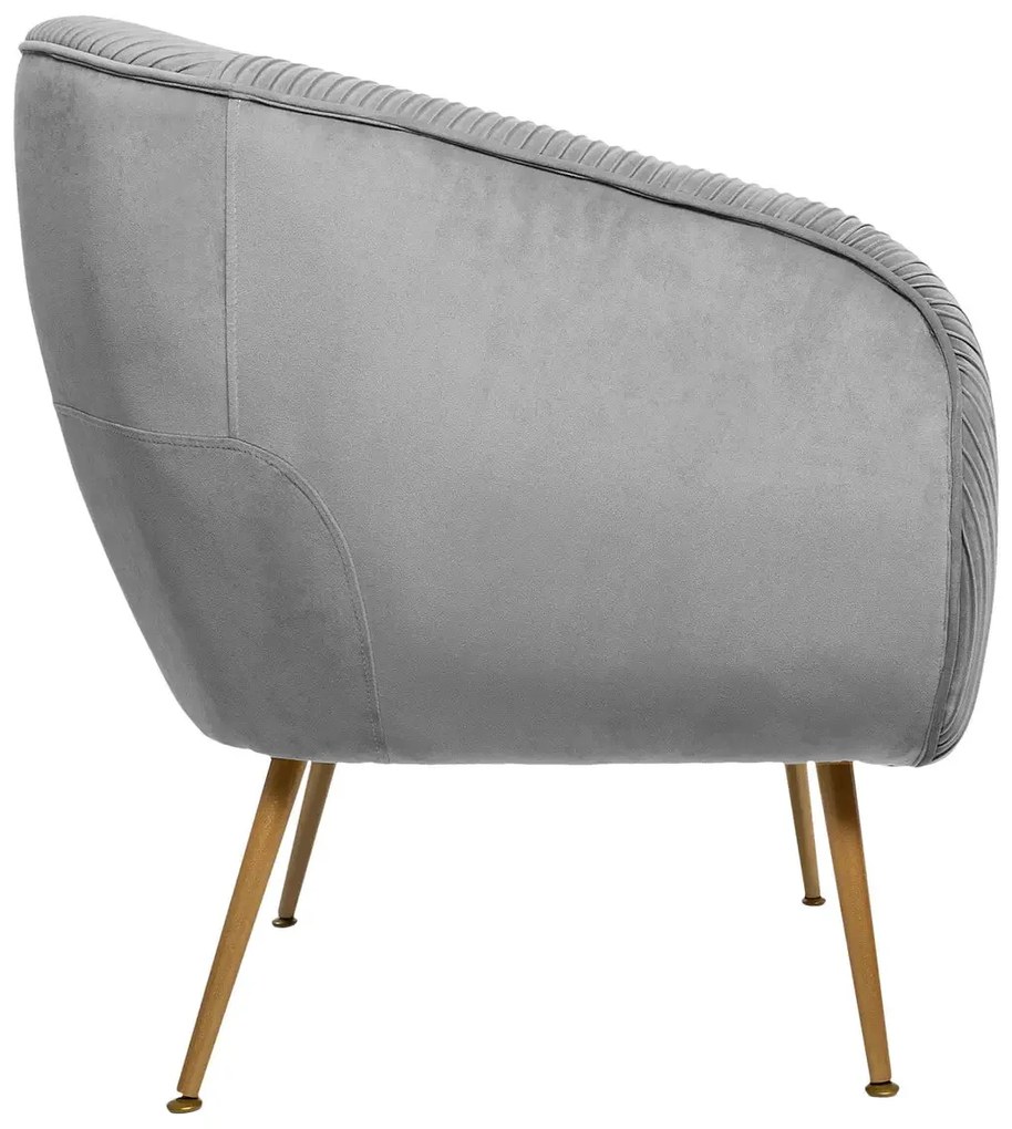 Кресло atmosphera Solaro, Велур - Син