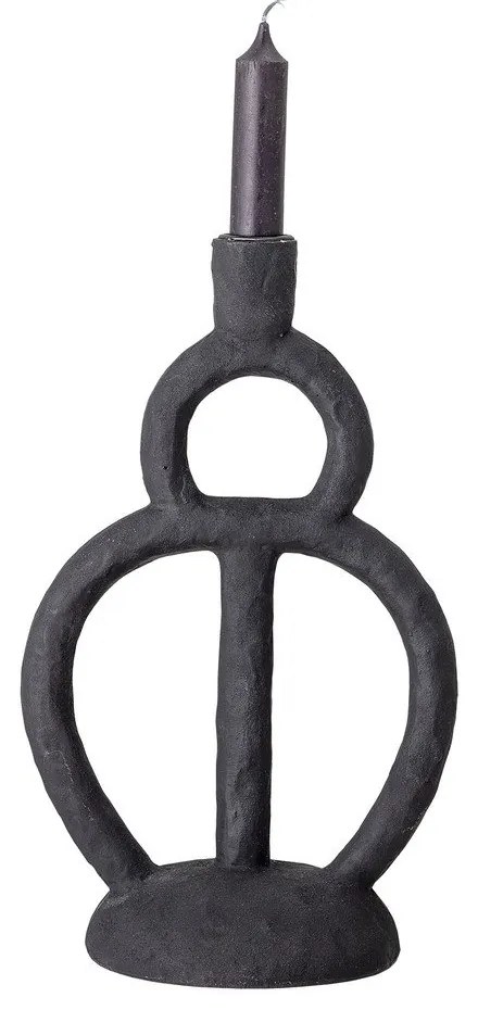 Черен свещник, височина 29 cm Ramina - Bloomingville