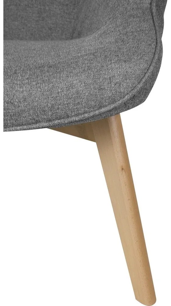 Сиво кресло Niko – Ropez