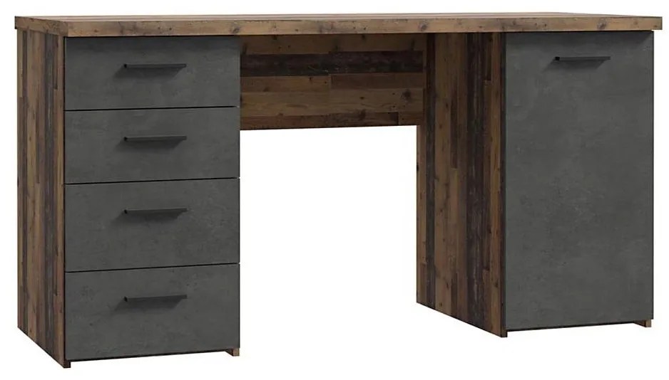 Писмено бюро ARENO кафяво/графит