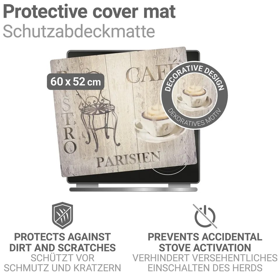 Капак за печка от PVC 60x52 cm Bistro – Wenko