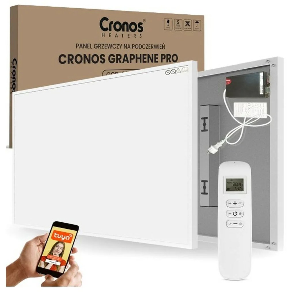 Нагревател Cronos CGP-1100TWP Бял 1100 W 1 Части