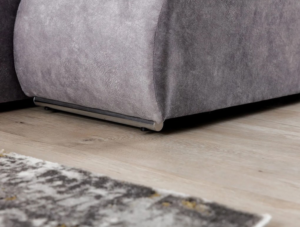 Ъглов диван Ginny-Gray Dark-Right