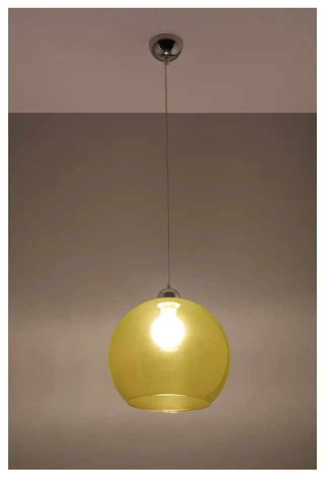 Жълто таванно осветително тяло Bilbao - Sollux