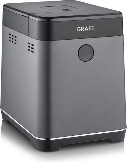 Хлебопекарна Graef BA806, 520W, 500-750 гр, 36 програми, Незалепващо покритие, 3 степени, Таймер с отложен старт, Черен