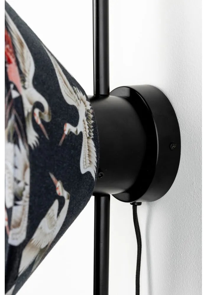 Черна стенна лампа Jaylee – White Label