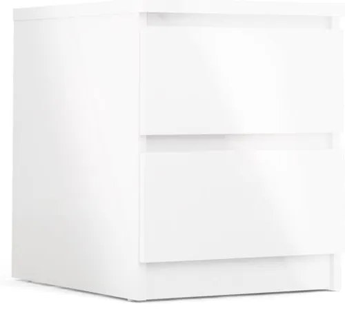 Бяло нощно шкафче Naia - Tvilum