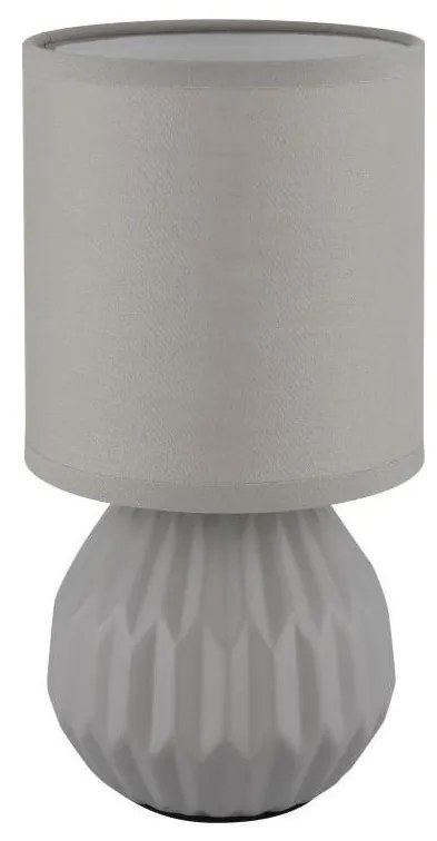 Globo 21730G - Настолна лампа SYLAS 1xE14/40W/230V сив