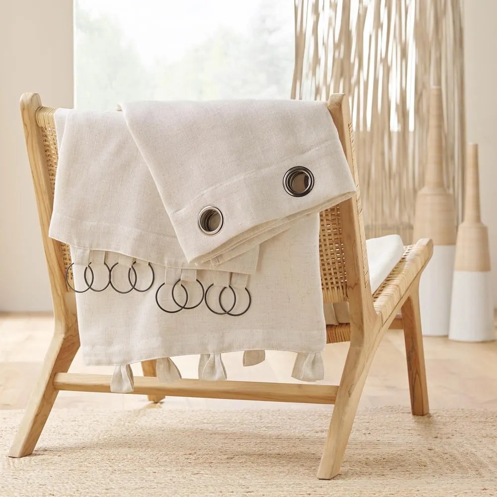 Бежово перде 140x240 cm Pauline – douceur d'intérieur