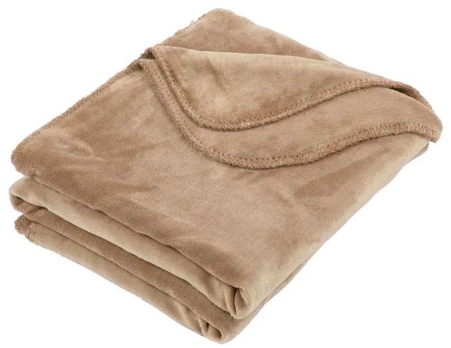 Пясъчнокафява покривка за легло , 130 x 170 cm Horsestitch - Tiseco Home Studio