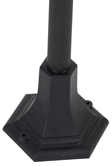 Класически фенер черен IP44 - New Haven