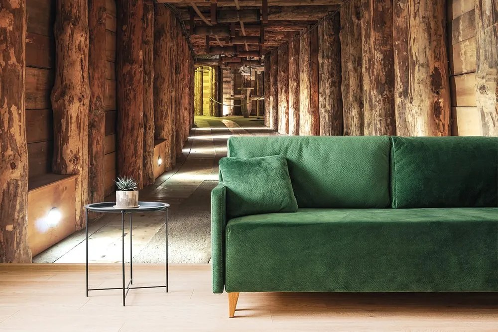 Фототапет – Дървена шахта