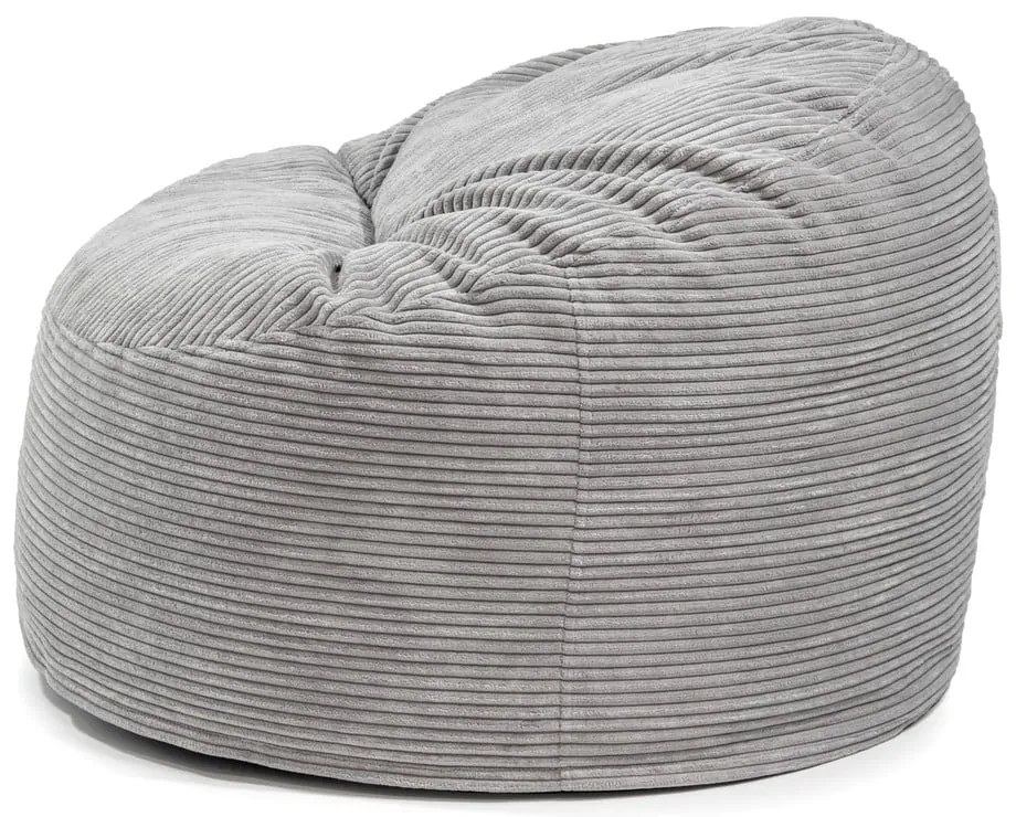 Лилав детски пуф от рипсено кадифе Om 85 – SLOWDOWN