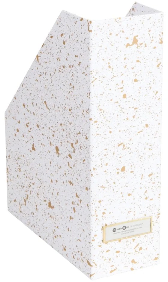 Органайзер за документи в златно и бяло Estelle Viktoria - Bigso Box of Sweden