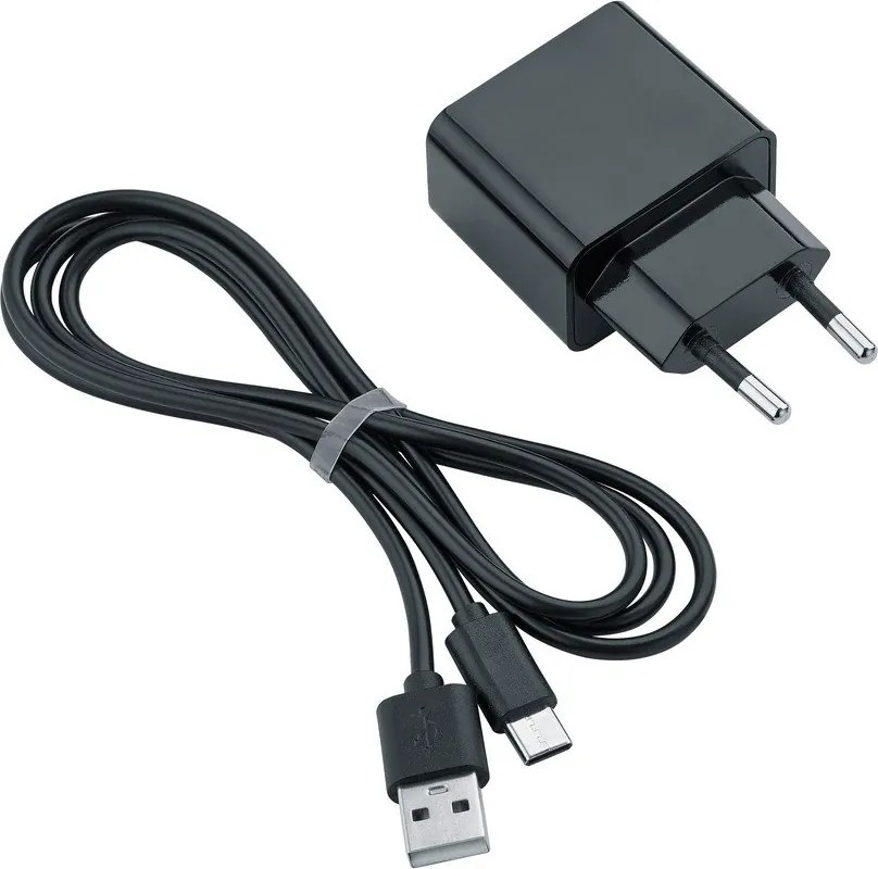 Матово черно метална LED настолна лампа (височина 36 cm) Maxi – Reality