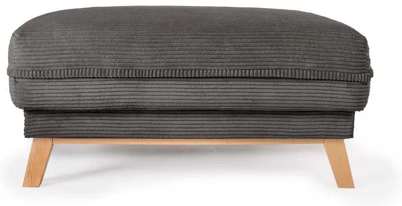 Сива табуретка от рипсено кадифе Tori – Bonami Selection