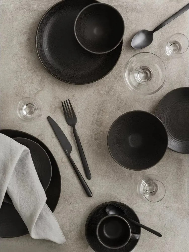 Тъмнокафява десертна керамична чиния ø 21 cm Kumi – Blomus