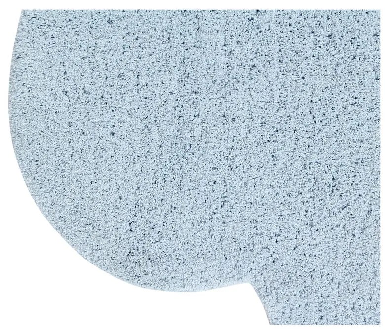 Светлосин ръчно изработен памучен детски килим подходящ за пране 110x170 cm Puffy Dream – Lorena Canals