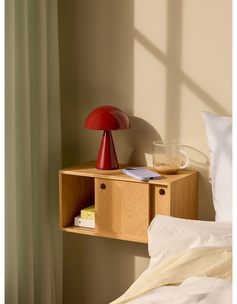 Стенен рафт от дъб Херингбон - Hübsch