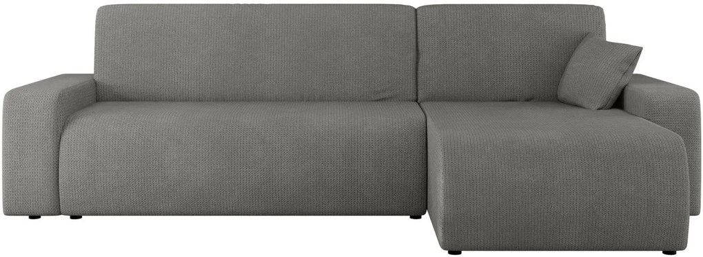 Ъглов диван Piano L-Тъмносив