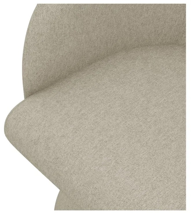 Бежов тапициран трапезен стол Kanoa – Makamii