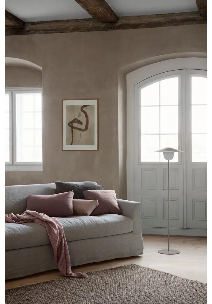 Старорозова калъфка за възглавница с кадифен ефект , 45 x 45 cm - Blomus