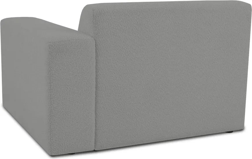 Сив модулен диван от букле (десен ъгъл) Roxy – Scandic