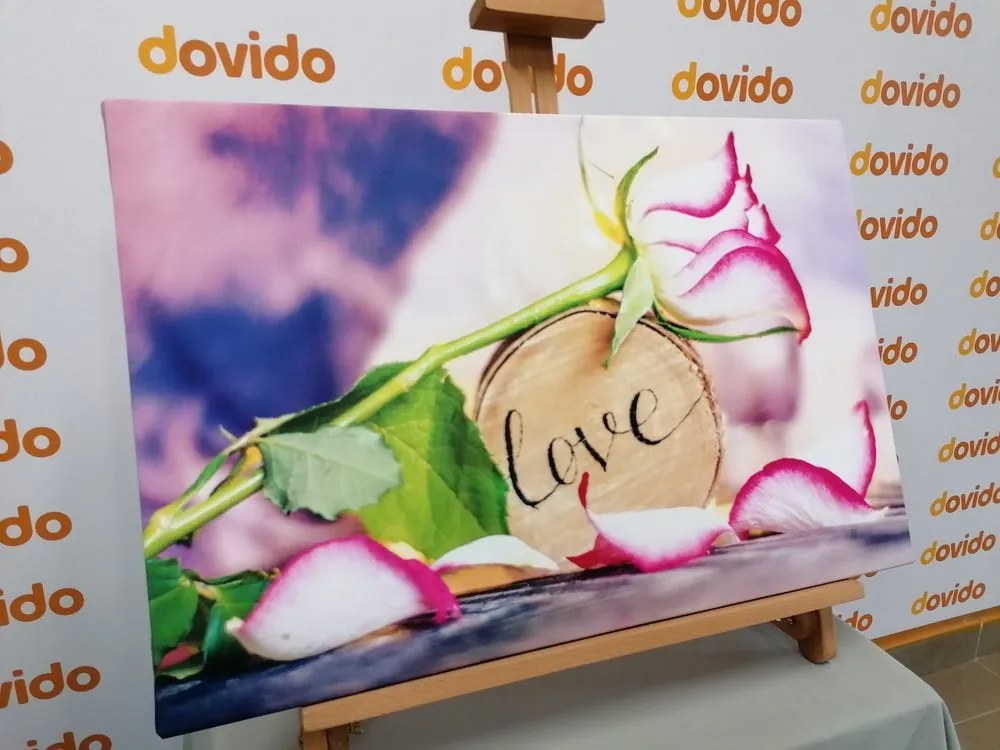 Картина на платно – Романтично признание Love