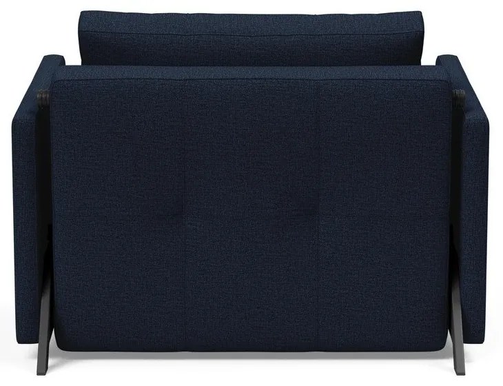 Тъмносин диван стол с подлакътници Смесен танц Blue Cubed - Innovation