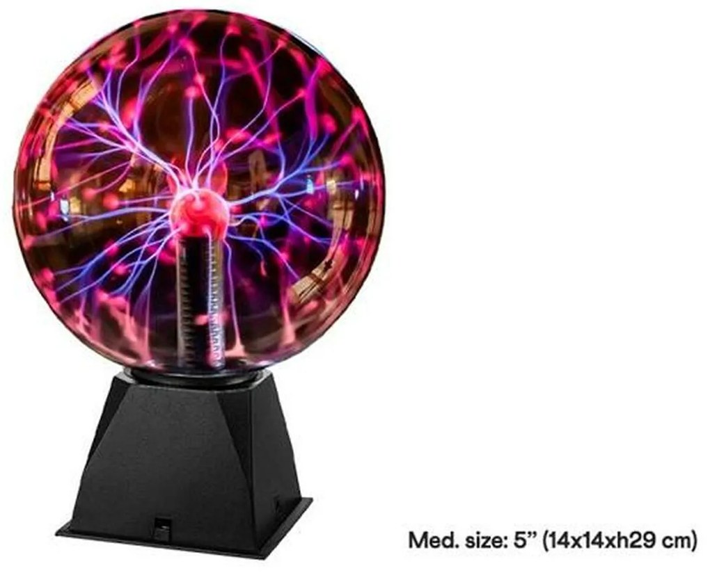 Plasma ball iTotal 14 x 14 x 29 cm Розов Многоцветен