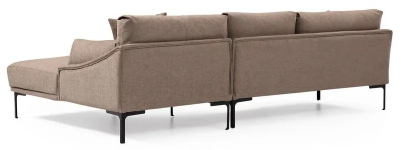 Бежов ъглов диван , десен ъгъл Leo - Artie